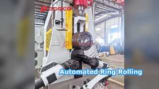 CNC Ring Roller Automated Production