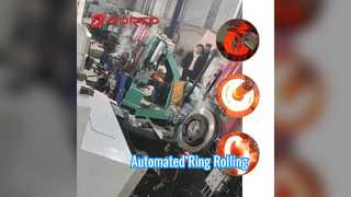 Ring Rolling Machine KUKA Robot Automation