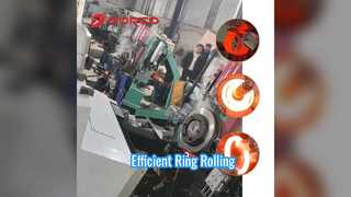 Small Footprint Ring Roller 5-10kg Forged Rings