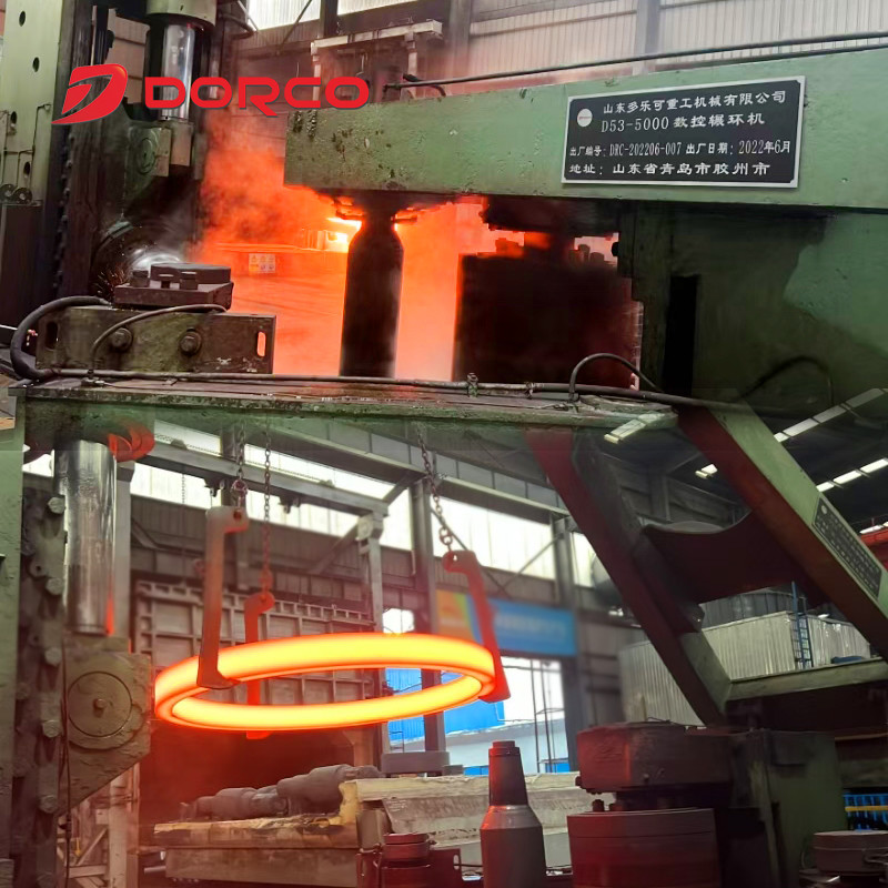 OD 5000mm Horizontal Ring Rolling Machine Bidirectional Composite Rolling