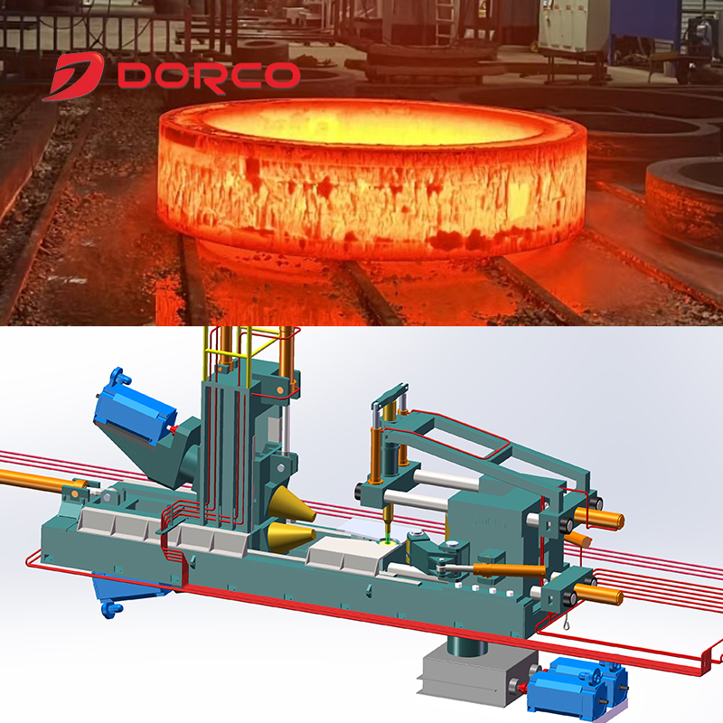 DRC-D53KF CNC Ring Rolling Machine for Large Seamless Rings