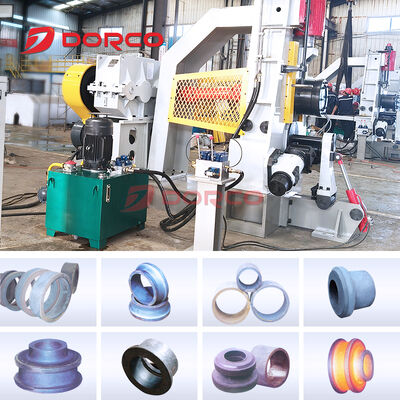 CNC Vertical Ring Rolling Machine with Robotic Arm Compatible for Unmanned Operation and One-Time Rolling Forming