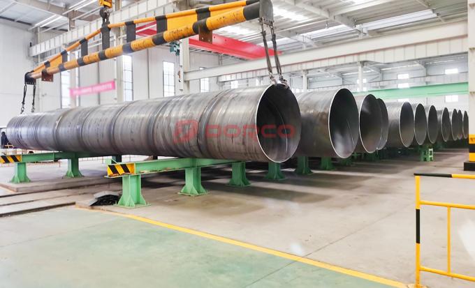 DRC-3000 Spiral Weld Pipe Mill with Lincoln Welding